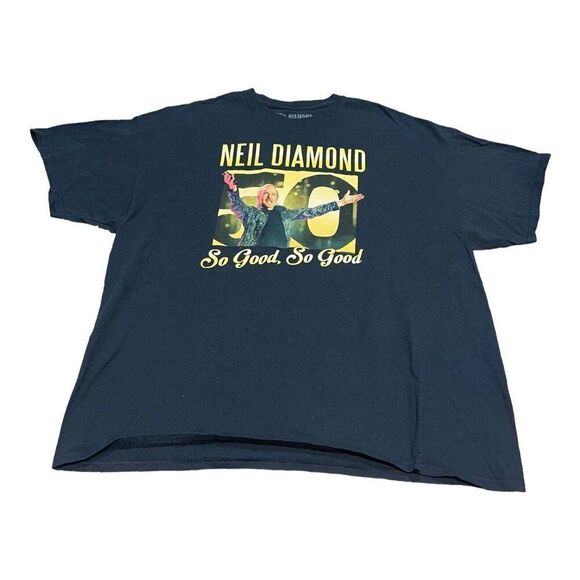 Neil Diamond 50 Year Anniversary World Tour Men T-Shirt 2X So Good So Good XXL - Picture 2 of 6